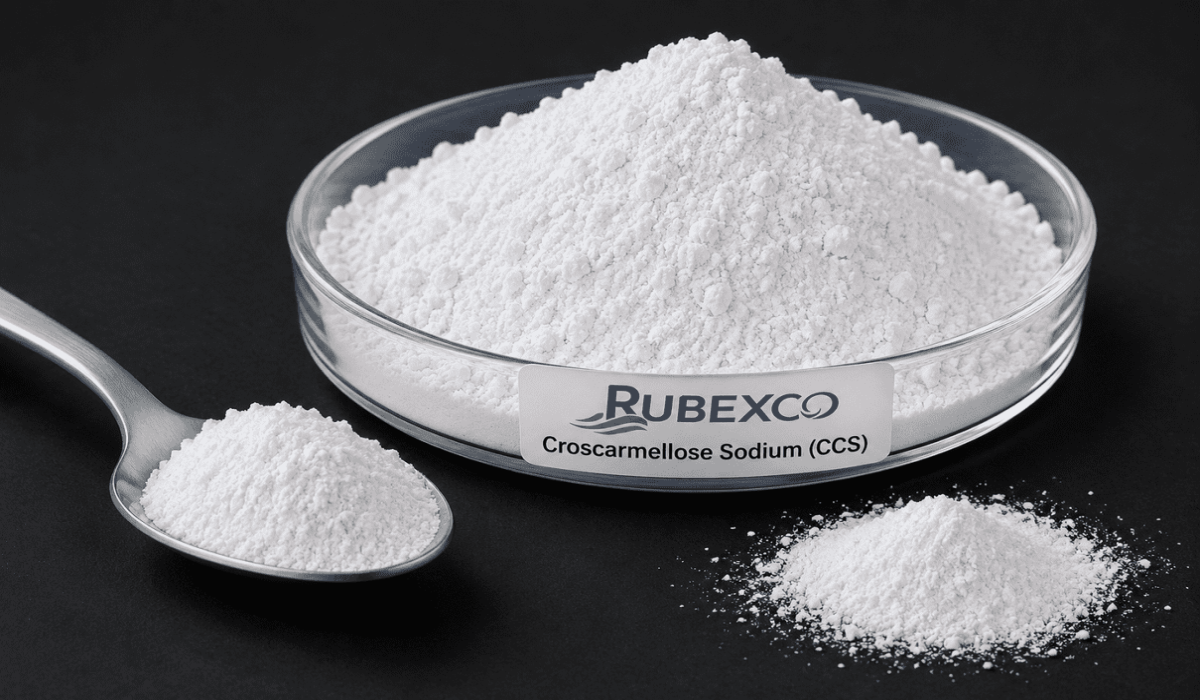 Top Manufacturer & Exporter of Croscarmellose Sodium (CCS) USP/BP/EP
